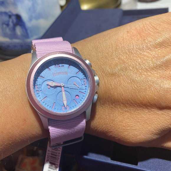 Vilebrequin LIMITED EDITION Chronograph Pink / Blue (NWT) - Picture 3 of 12